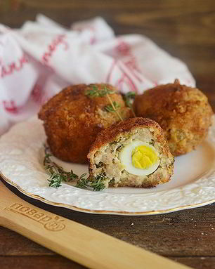 Котлеты Яйцо в шубке