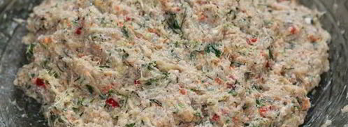 куриные котлетки с овощами и творогом. Шаг 6