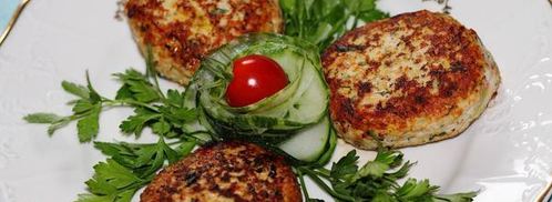 куриные котлетки с овощами и творогом. Шаг 9