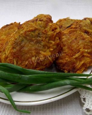 Куриные котлеты в картофельной шубе