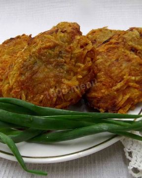 Куриные котлеты в картофельной шубе