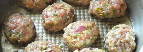 мясные котлеты с кабачками. Шаг 4