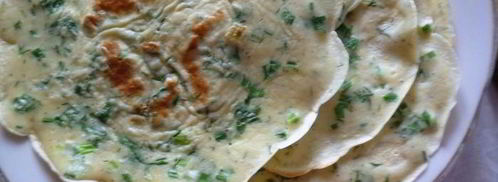 отбивная котлета с начинкой из омлетных блинчиков и козьего сыра. Шаг 4