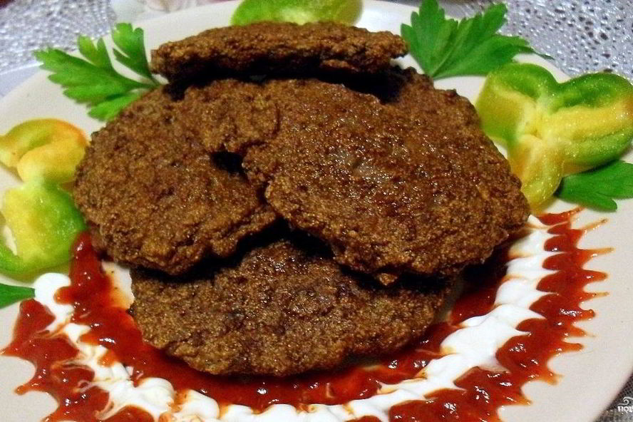 Рецепт печеночные котлеты с манкой