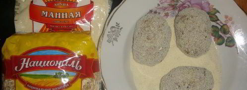 постные котлеты из гречки и картофеля. Шаг 8