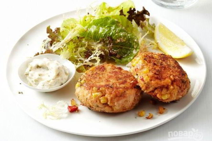 Рецепт рыбные котлеты из кеты