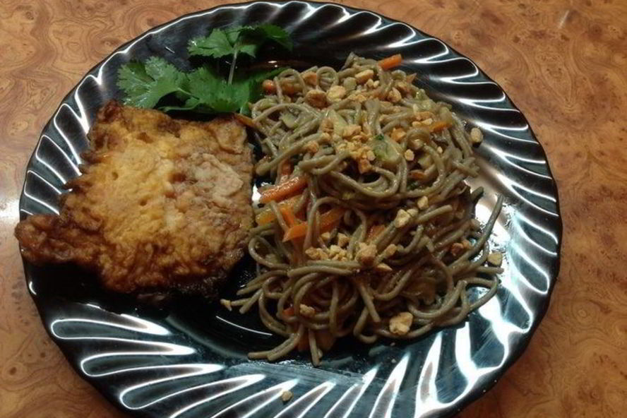 Рецепт лапша соба с овощами