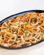 Лапша в сливочно-перечном соусе