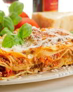 Домашняя лазанья Болоньезе с фаршем