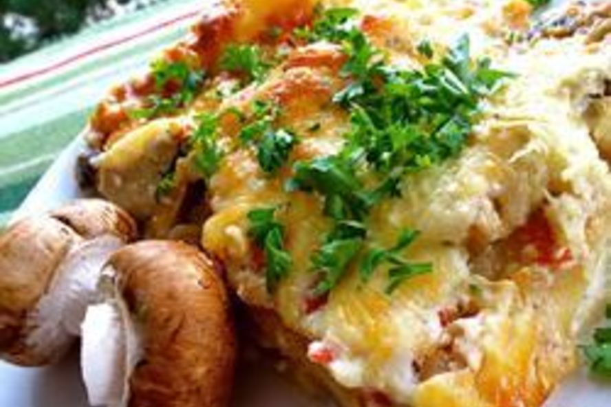 Рецепт грибная лазанья