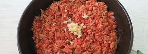 капустная лазанья с фаршем. Шаг 12