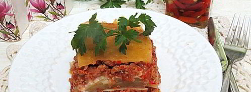 капустная лазанья с фаршем. Шаг 20