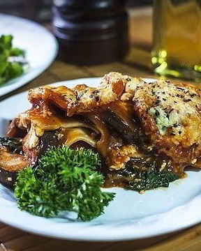 Лазанья с баклажанами