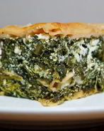 Лазанья с брынзой