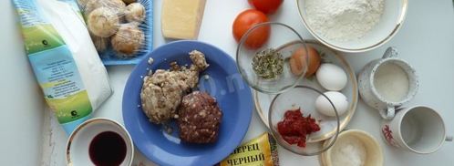 лазанья с фаршем и грибами. Шаг 2