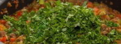 лазанья с фаршем и овощами. Шаг 6