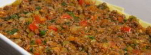 лазанья с фаршем и овощами. Шаг 10