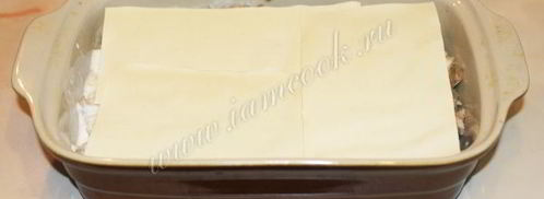 лазанья с курицей и грибами. Шаг 12