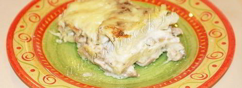 лазанья с курицей и грибами. Шаг 16