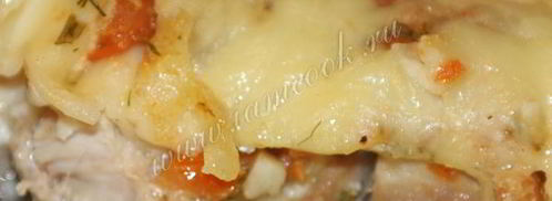 лазанья с курицей и грибами. Шаг 17