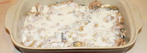 лазанья с курицей и грибами. Шаг 11