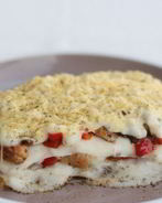 Лазанья с курицей и соусом Бешамель