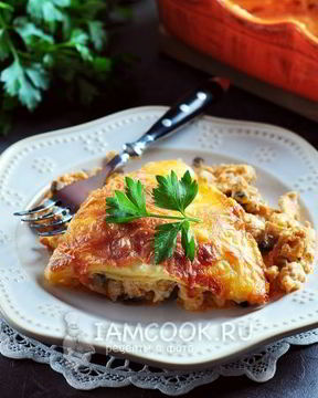 Лазанья с курицей