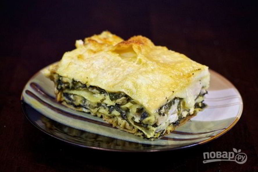 Рецепт лазанья с курочкой
