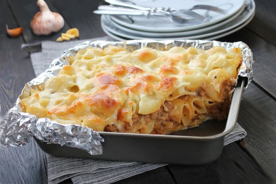 Рецепт лазанья с макаронами рожками