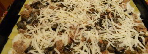 лазанья с мясом и грибами. Шаг 11