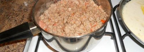 лазанья с мясом и грибами. Шаг 7