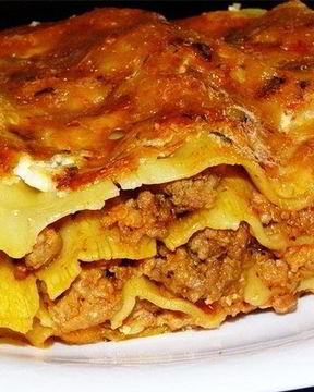 Лазанья с мясом в мультиварке