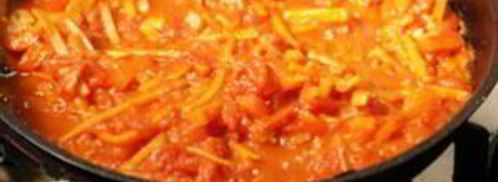 лазанья с овощами и фаршем. Шаг 4