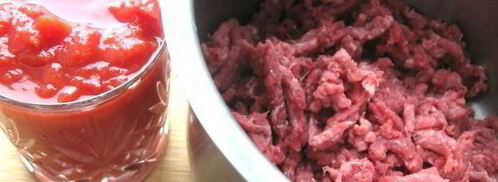 лазанья с рагу болоньезе, грибами и моцареллой. Шаг 4