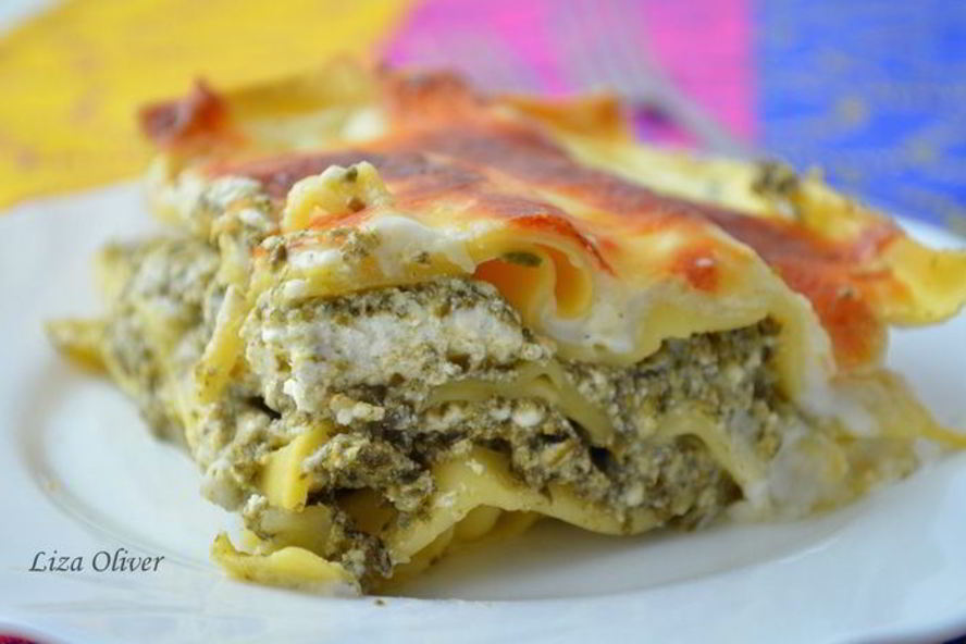 Рецепт лазанья со шпинатом и рикоттой