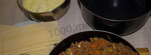 лазанья в мультиварке с фаршем. Шаг 23