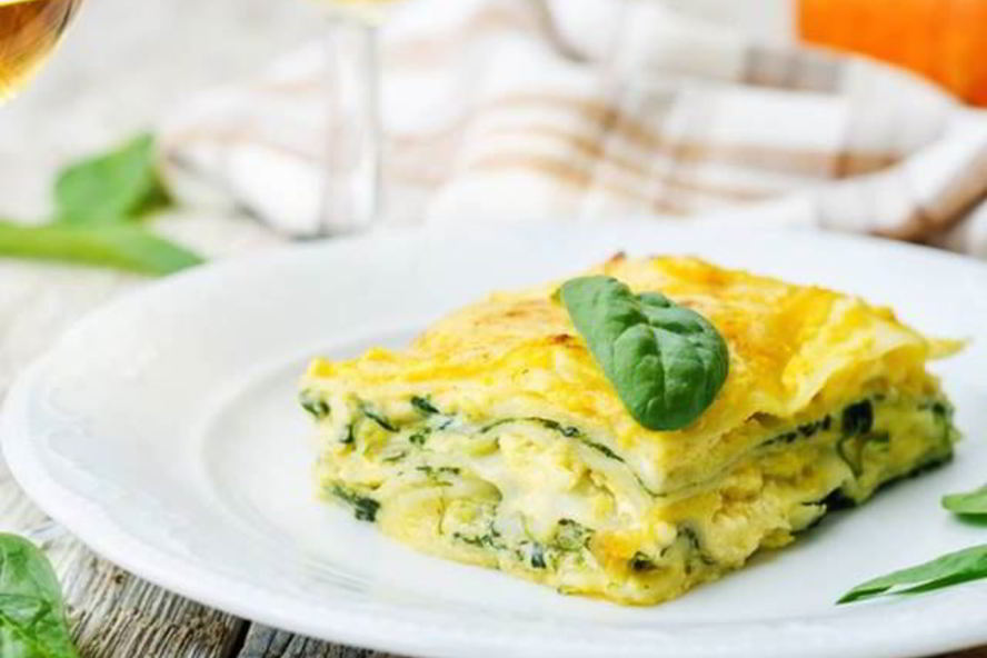 Рецепт овощная лазанья с рикоттой