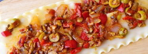 постная лазанья с грибами. Шаг 9