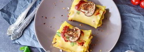 постная лазанья с грибами. Шаг 14