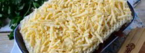 вафельная лазанья с курицей. Шаг 9