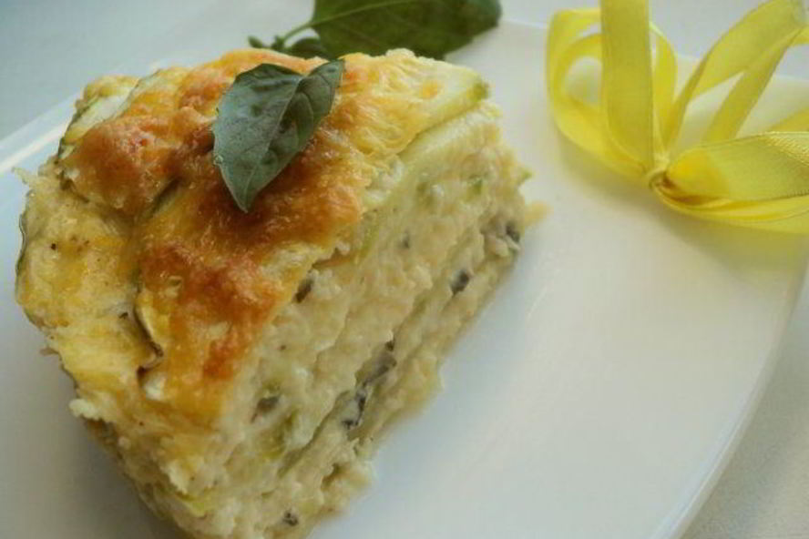 Рецепт вегетарианская лазанья с кабачками