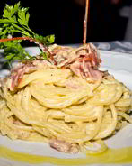 Быстрые спагетти карбонара