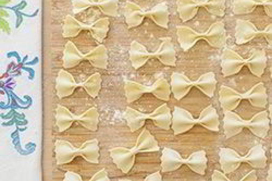 Рецепт домашняя паста фарфалле