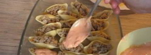 фаршированные конкильони. Шаг 5