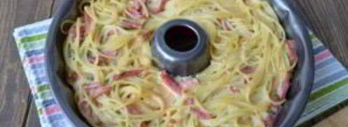 гигантский пончик из спагетти. Шаг 9