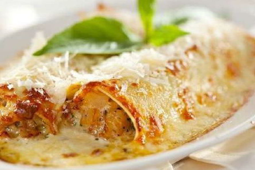 Рецепт каннеллони с семгой