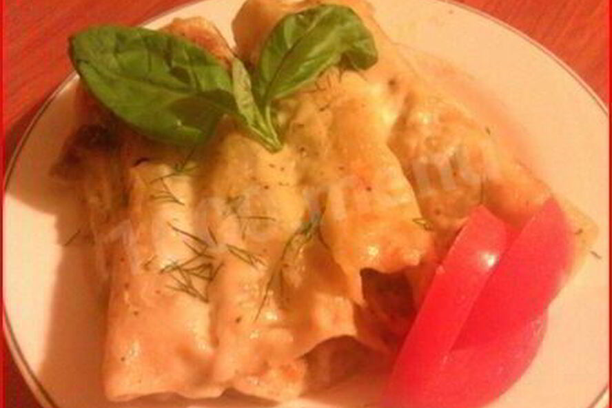 Рецепт каннелони с мясным фаршем и овощами
