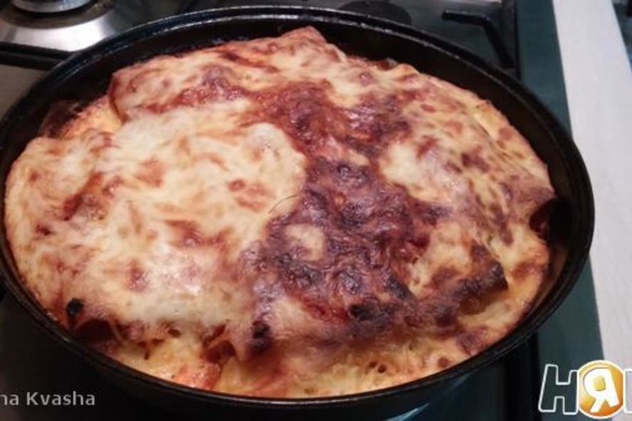 Рецепт каннелони с соусом бешамель