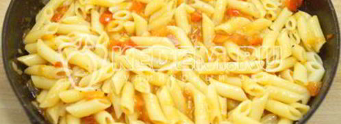 макароны с овощами. Шаг 8