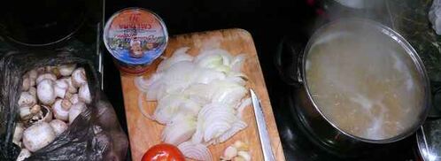 макароны с шампиньонами. Шаг 9